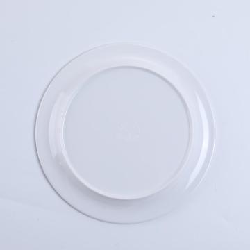 plato redondo de plástico para servir