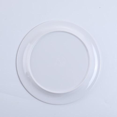 assiette de service ronde en plastique