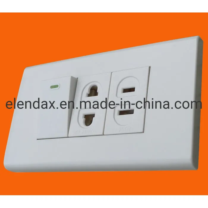 Toma de corriente eléctrica de pared de 16A y 250V