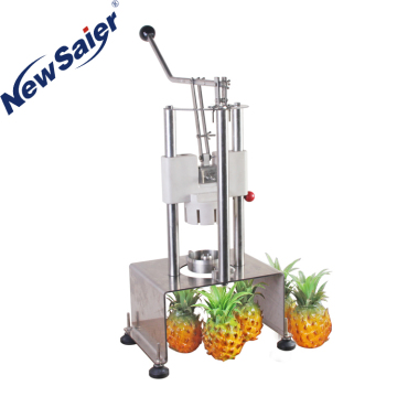 Penjualan pabrik manual stainless steel murah Peeler Slicer Pineapple