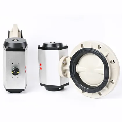 PPH Pneumatic Butterfly Valve