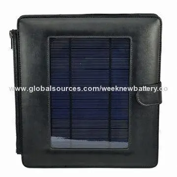 Sunforce Solar Battery Charger for iPad with 5V/500mA Input Voltage and 5V Output Voltage