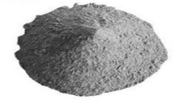 Platy alumina casting material