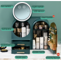 Cosmetics Storage Display Case LED Makeup Mirror