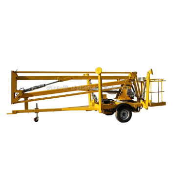 24m Electric Articulated Cherry Picker Boom Lift with Used Motor for Construction