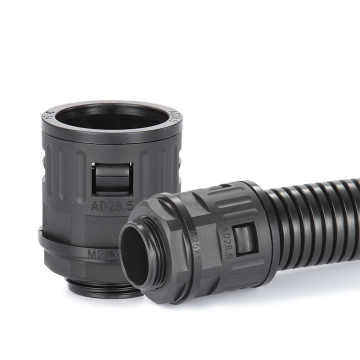 AD25 Electrical Union Kunststoff Flexibler Leitung Schnellanschlusses zertifizierter gerader Stecker