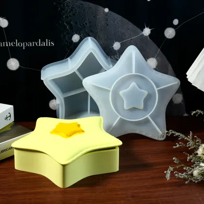 Strawberry Star Silicone Mold Jewelry Storage Box