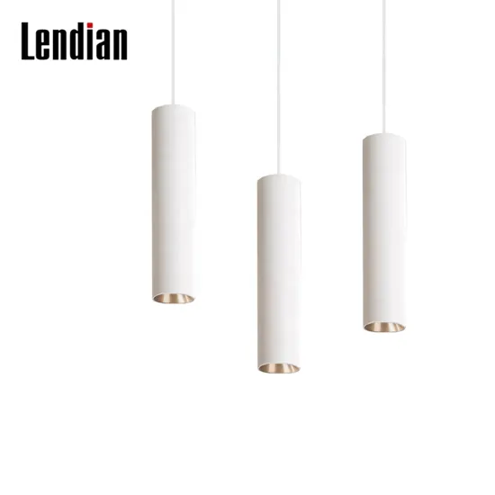 Nordic Modern Aluminum Black White Office Kitchen Ceiling Lighting Pendant Lamp