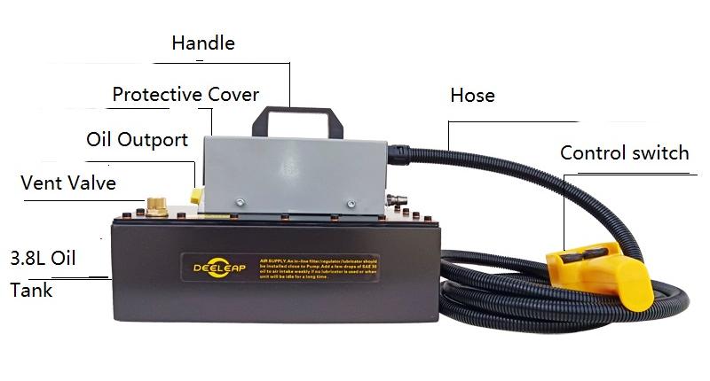 air hydraulic pump 13R-8