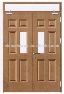 real photo high quality fire rated interior wooden door