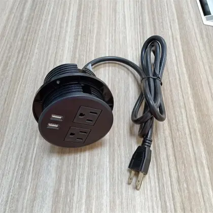 Black Multi-purpose USB Socket