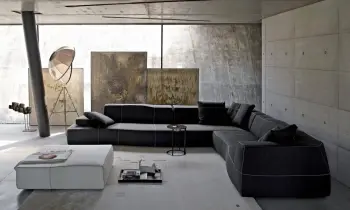 Modern Furniture B&B Italia Bend Sofa Replica