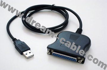 USB to 25 Pin Db25 Parallel Printer Adapter Cable (Printer Cable)