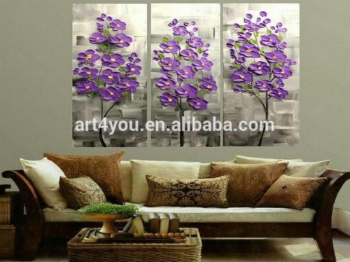 Group Fabric Flower Painting,Modern Art Painting 52519