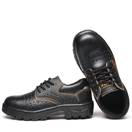Shero New Arrival Genuine Leather Men's Safety Shoes
