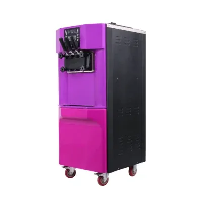 Cheap Price Automatic 3 Flavor Fruit Commercial Making Soft Serve Ice Cream Maker Machine Sale in Pakistan