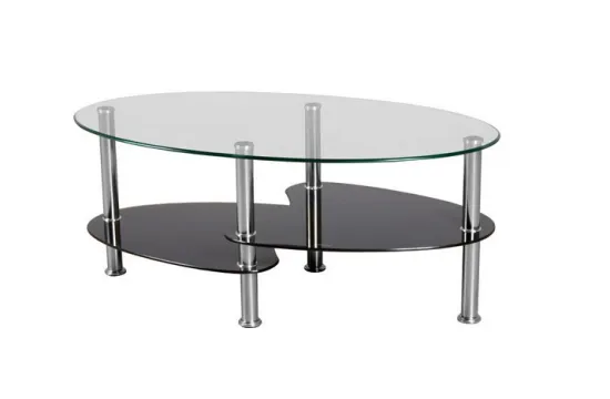 modern designed glass furniture coffee table