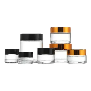 Clear glass cream container Cream Glass Jar 100G