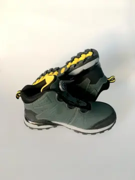 2018 Navy Kpu leather American hooks safety footwear