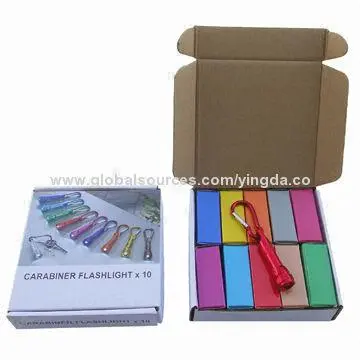 Mini LED Keychain Bright Flashlight with Carabiner Manufacturer Wholesale (Yingda)