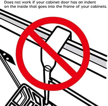 Hanging Cabinet Door Organizer - Wall Mountable Storage Solution