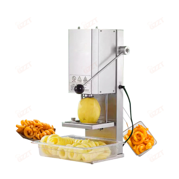 Spiral Potato Chip Cutting Machine - French Fries Maker for 110v/240v
