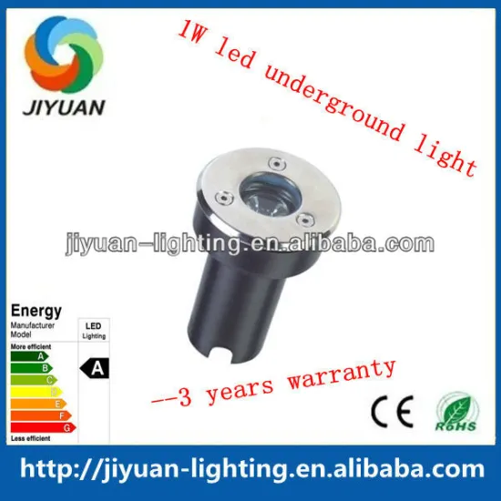 Stainless steel IP68 1w underground park light