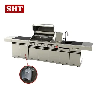 Hot Selling 304 Stainless Steel BBQ Grills Outdoor Kitchen Barbecue Grill