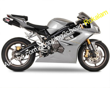 Комплект для кузова на мотоцикле для Triumph Daytona 675 2006-2008 Серебряный обтекатель