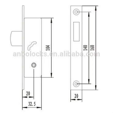 aluminum door locks