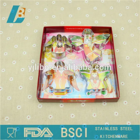 4pcs cookie cutter cake cutter plunger