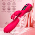 Vibrador Rabbit Dildo com 9 modos de vibração de impulso