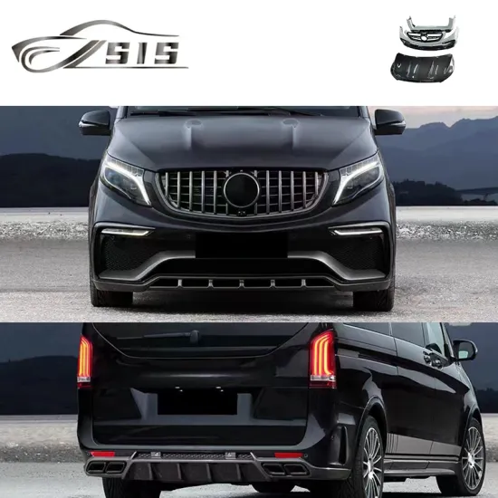 TOP Bodykit Upgrade for 2021 V-Class W447 - Full Set Front & Rear Bumpers, Hood in Carbon Fiber