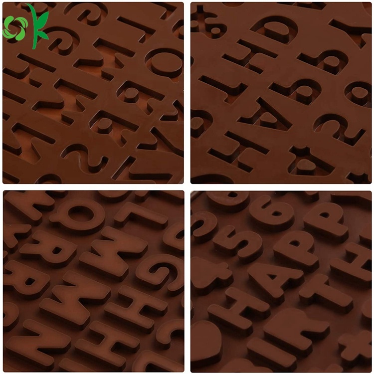 Silicone Ice Cream With Letter Number Chocolate Mold