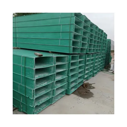 Fire Retardant Fiberglass Cable Tray: Ladder Type Trough System for Power Cable Management