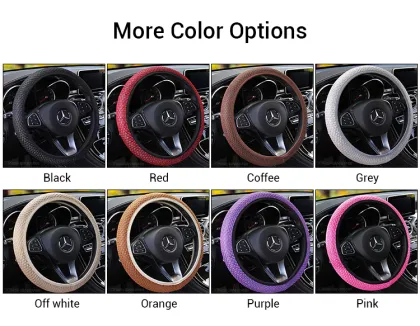 Summer Rhinestones Ice Silk Wholesale Steering Wheel Cover