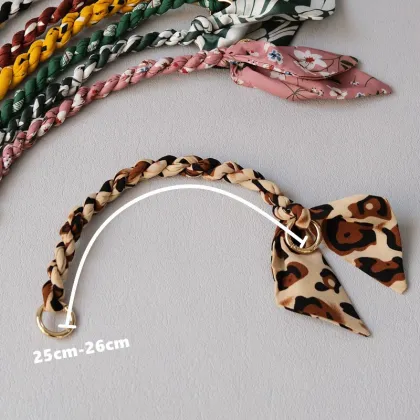 Handmade Fabric Mobile Phone Straps and Accessories: Including Leopard Print Handbag Straps, Versatile Scarves, and Handy Cell Phone Holders