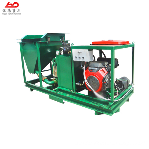 Affordable Low-Maintenance Gasoline-Powered Cement Concrete Mixer and Shotcrete Pump with Hose System