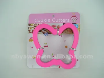 butterfly shaped plastic cookie cutter