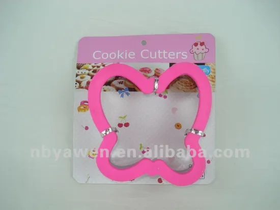 butterfly shaped plastic cookie cutter