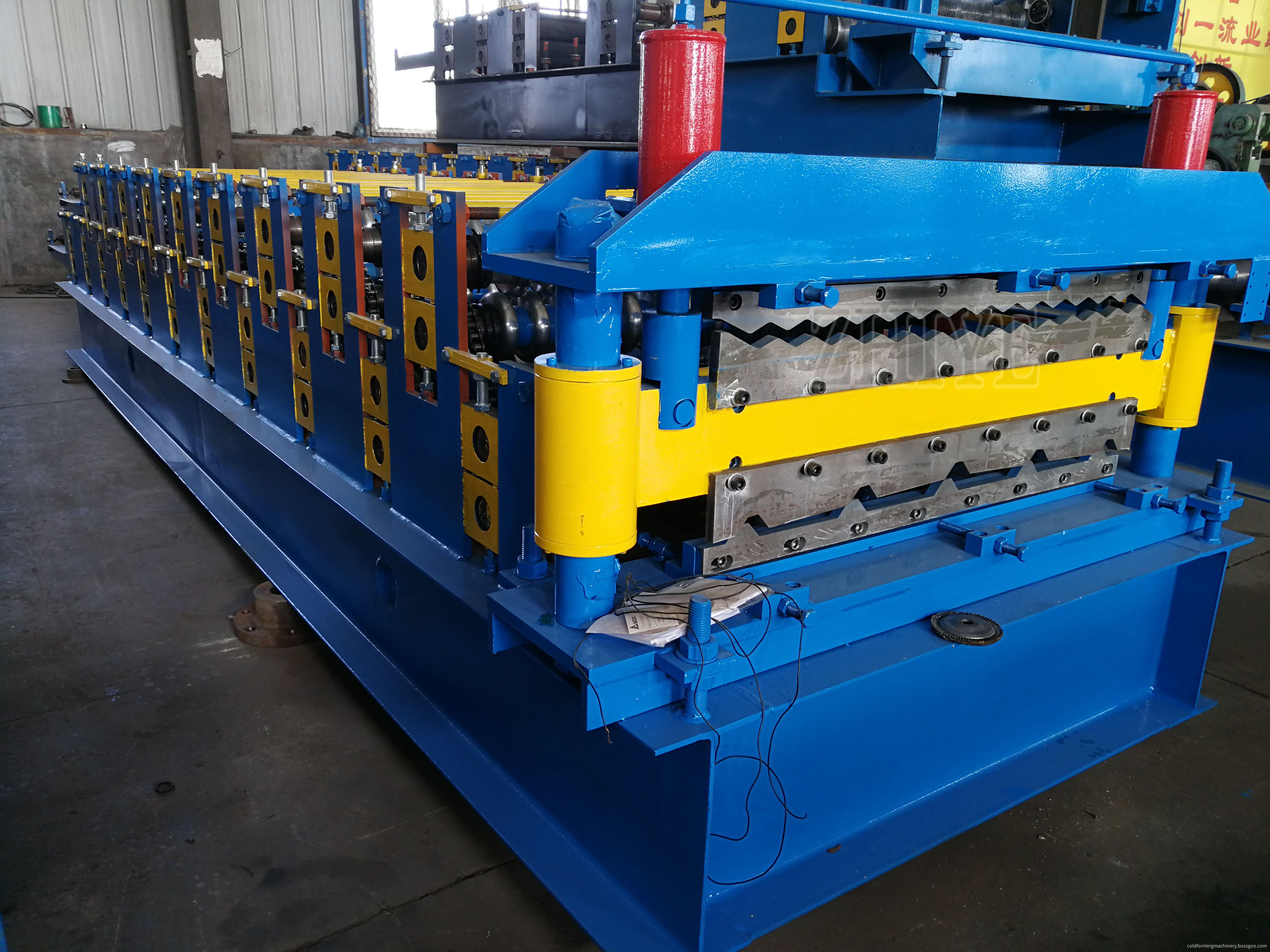 Corrugated Sheet and Trapezoidal Sheet Double Layer Machine