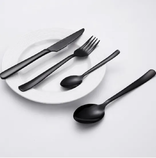 Black Stainless Steel Cutlery