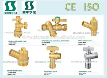 Plated Brass ball core angle valve / Brass angle valve SS10060