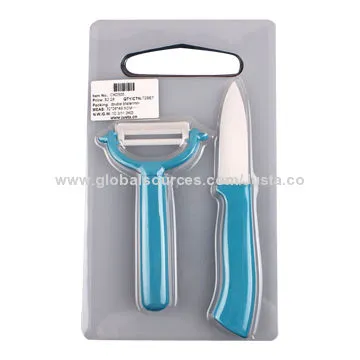 Cheap white blade ceramic knife sets