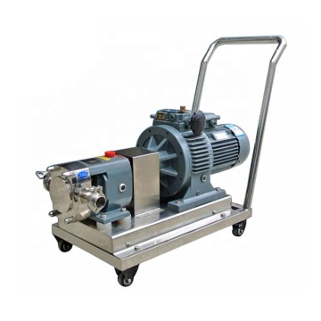 Removable Trolley Lobe Pump for Cream, Peanut Butter, and Sesame Paste