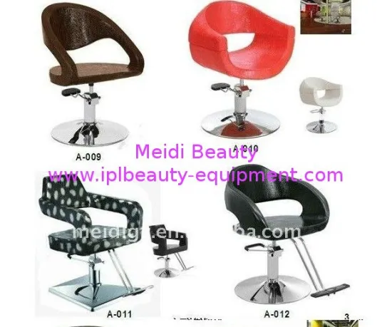 Plastic Colored Salon Spa Equipment , Hair Dressing Chair , Hydraulic Chair