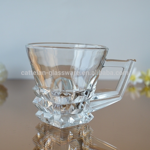 Glassware drinking cup coffee glass mug for sale