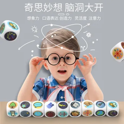 Imaginative Learning: Board Game Educational Toys - Cube, Storytelling Dice, and Teaching Aids for Enhanced Student Engagement