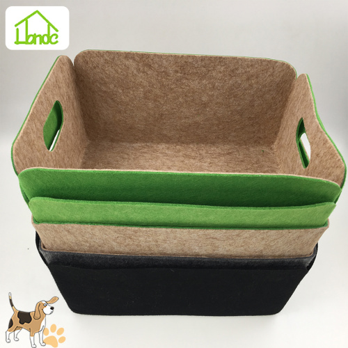 Easy to move high-quality colored felt pet nest