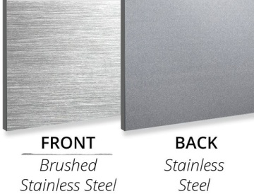 3MM Brush Stainless Steel/Stainless Steel Panel
